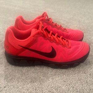Nike Women's Sneakers - Bright Red and Black